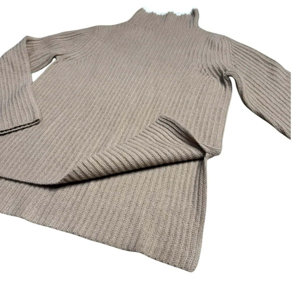 Theory Karenia Turtleneck Felted Wool Cashmere Sweater size P